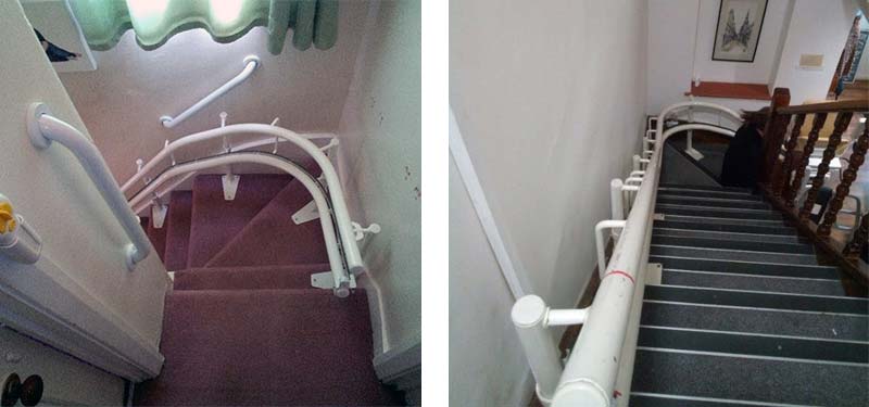 Curved Second Hand Stairlifts