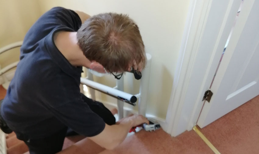 Attention to details is paramount for all our stair lift servicing engineers